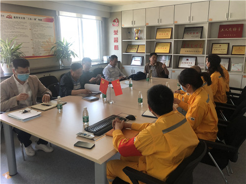 徐州市工信委、發(fā)改委來徐州華潤電力有限公司開展雙控目標聯(lián)合檢查