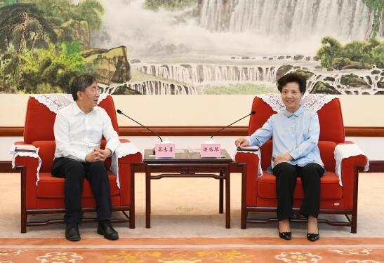 中國電建集團公司黨委書記、董事長晏志勇拜會貴州省委副書記、省長諶貽琴