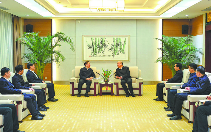 國家電網(wǎng)董事長、黨組書記辛保安拜會陜西省委書記劉國中、省長趙一德