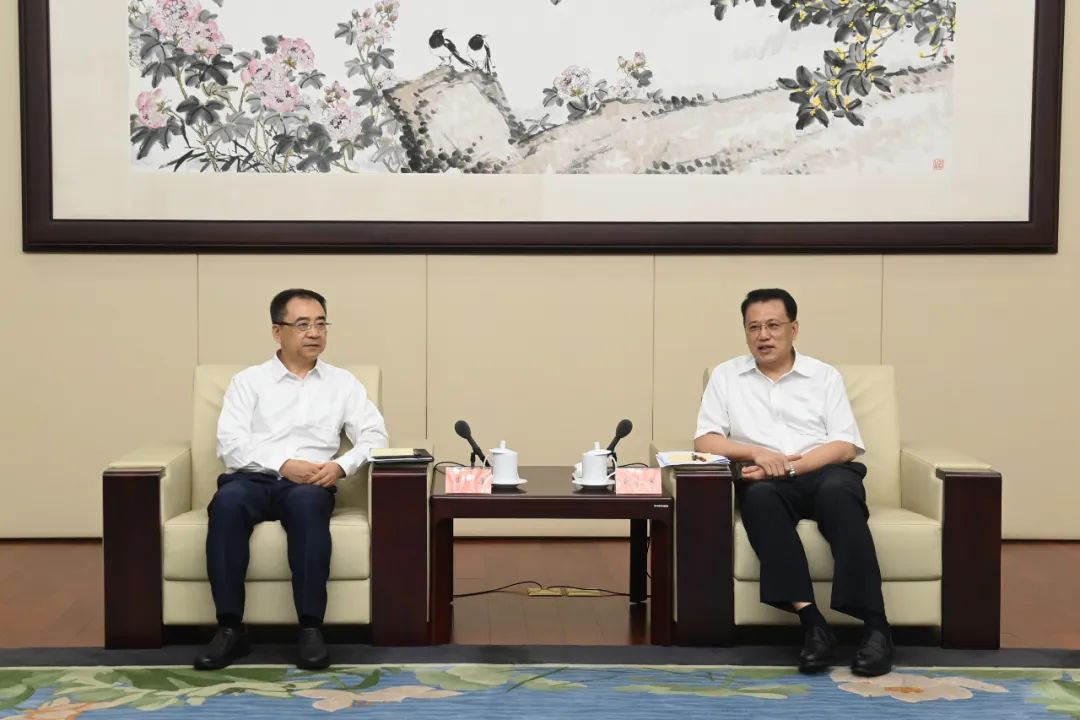 大唐集團(tuán)公司黨組書記、董事長鄒磊拜會浙江省委書記、省人大常委會主任袁家軍