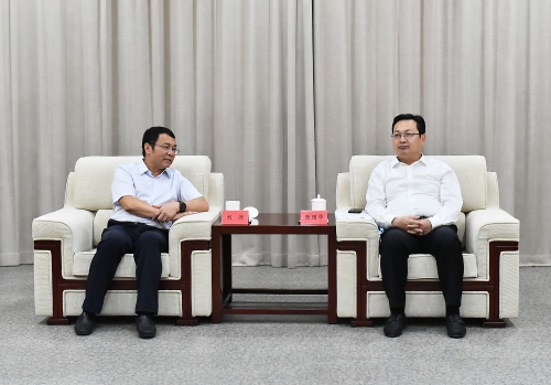 劉源拜會河北省委常委、副省長，雄安新區(qū)黨工委書記、管委會主任張國華
