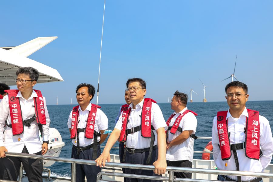 韓君赴廣東陽江、福建福州調(diào)研三峽集團(tuán)海上風(fēng)電項(xiàng)目