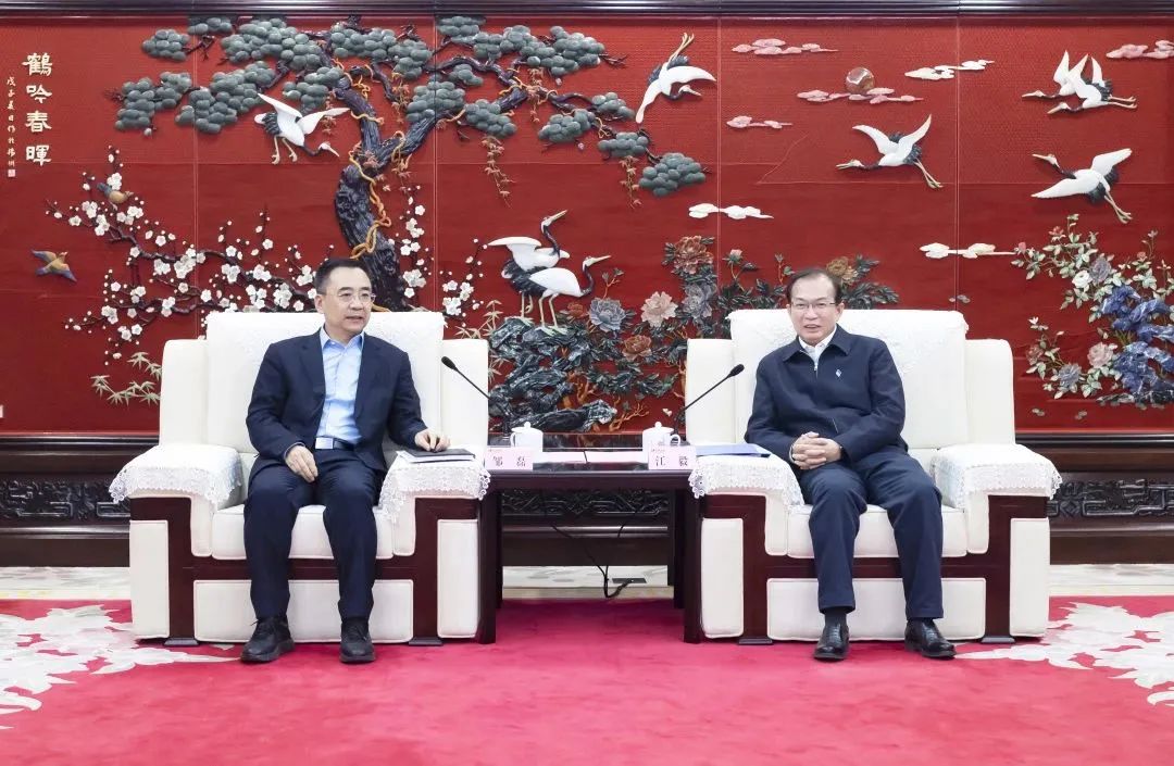 鄒磊、劉明勝拜訪中國(guó)華電董事長(zhǎng)江毅、總經(jīng)理葉向東
