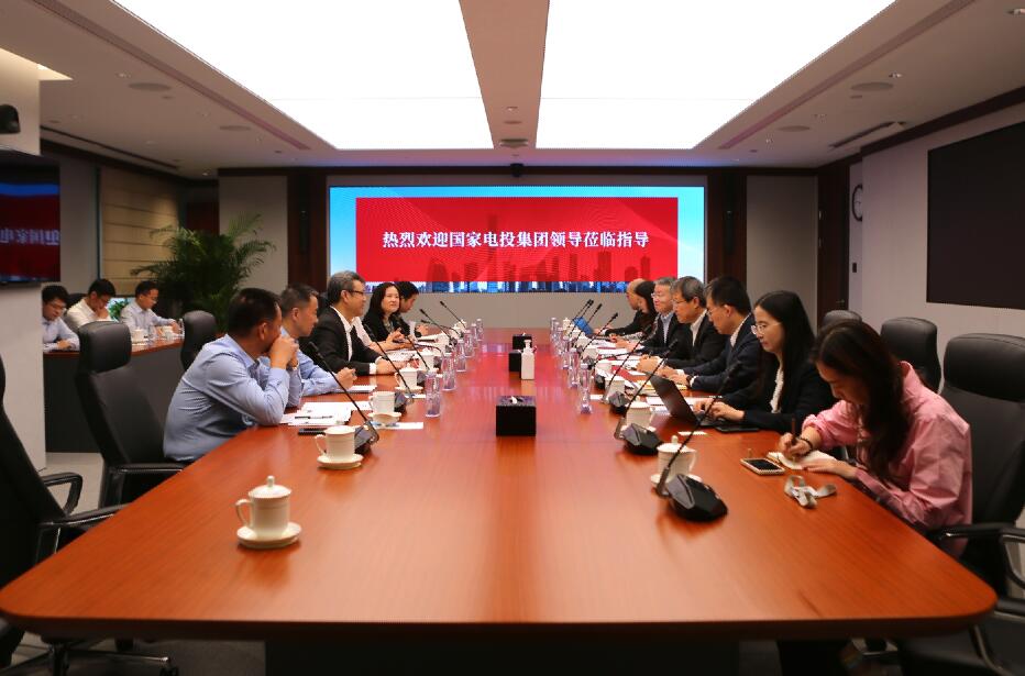 國家電投黨組書記、董事長錢智民與中信證券董事長張佑君會談
