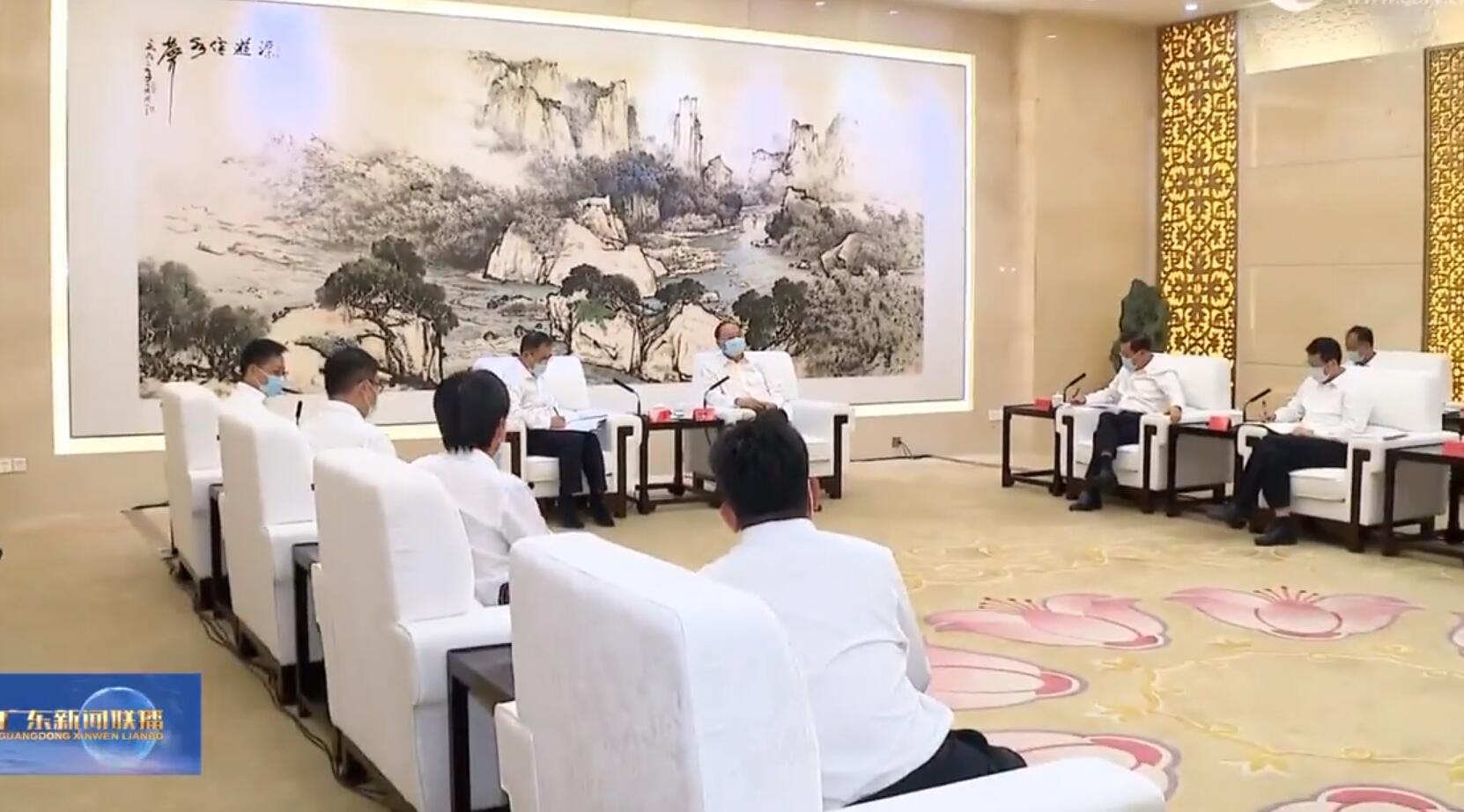 大唐集團(tuán)黨組書記、董事長(zhǎng)鄒磊拜會(huì)廣東省委書記黃坤明、省長(zhǎng)王偉中