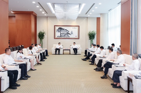 華能集團(tuán)黨組書記、董事長溫樞剛會見山西省委常委、太原市委書記韋韜