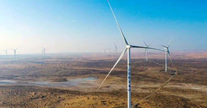 402.6MW！山東能源集團又一大型風電項目完成全部吊裝
