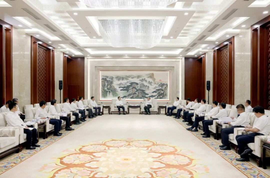 大唐集團鄒磊、劉明勝拜會山東省委書記林武、省長周乃翔
