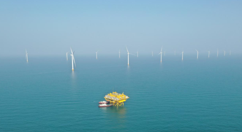 山東首個(gè)百萬(wàn)千瓦級(jí)海風(fēng)基地！國(guó)家電投半島南U1一期并網(wǎng)發(fā)電