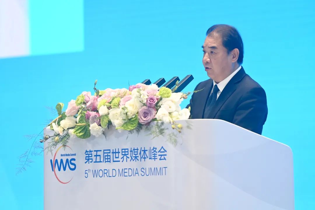 南方電網(wǎng)公司董事長(zhǎng)、黨組書(shū)記孟振平在第五屆世界媒體峰會(huì)上作主旨發(fā)言