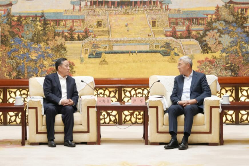 宋海良拜會江西省委書記尹弘、省長葉建春并見證簽署戰(zhàn)略合作協(xié)議