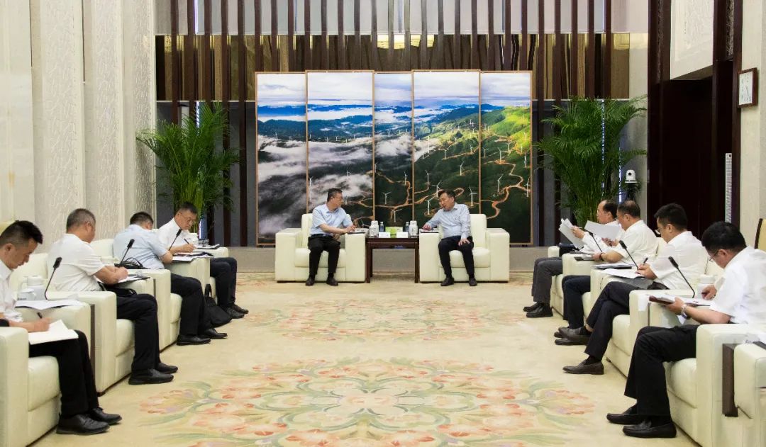 國家電投黨組書記、董事長劉明勝會(huì)見貴州省委常委、遵義市委書記李睿