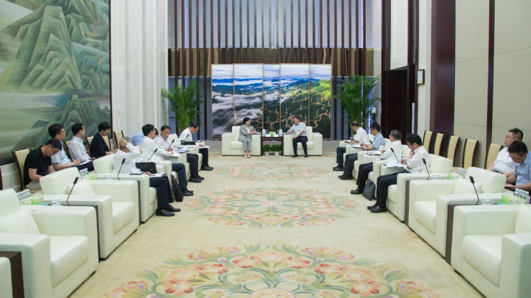 國家電投黨組書記、董事長劉明勝會見江蘇省委常委、南京市委書記韓立明