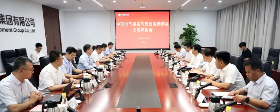 中國電氣裝備黨委書記、董事長李洪鳳會見麟游縣委書記王海剛