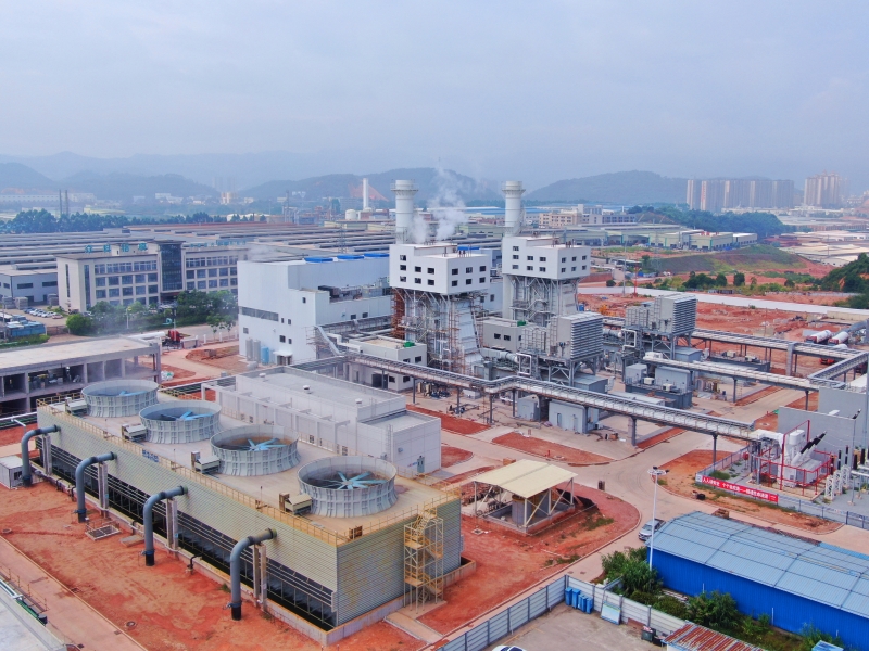廣東德慶工業(yè)園天然氣熱電聯(lián)產項目兩臺機組投運